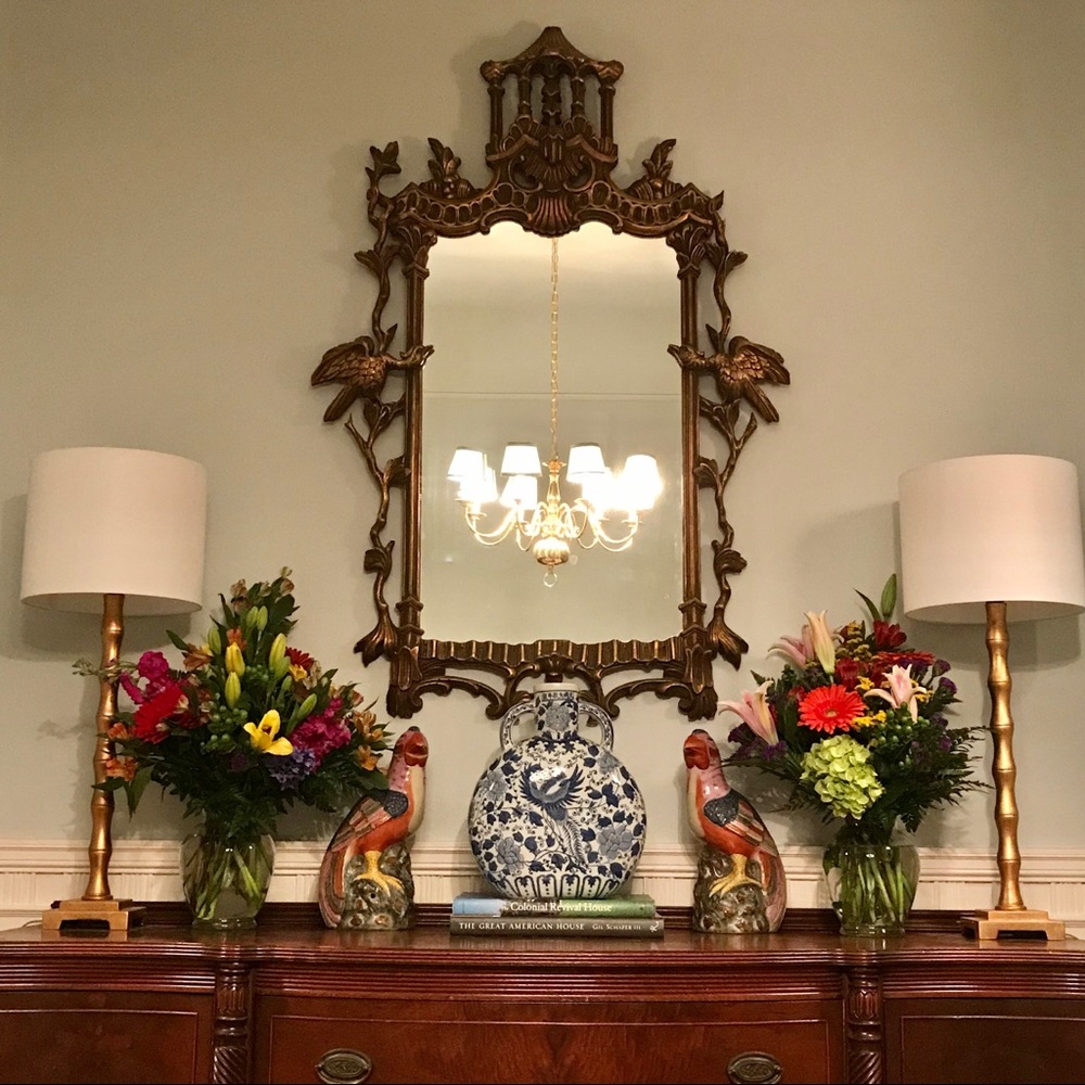 VTG XL Chinoiserie Birds